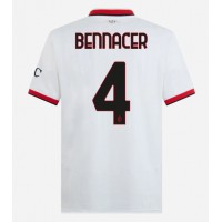 Camiseta AC Milan Ismael Bennacer #4 Visitante Equipación 2024-25 manga corta